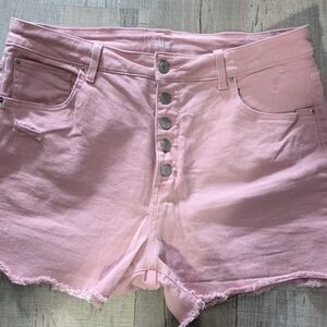 Time and Tru Pink Jean Shorts